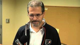 Flyers GM Ron Hextall talks about the decision to place Andrew MacDonald on waivers