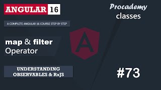 #73 RxJS map & filter Operator | Understanding Observables & RxJS | A Complete Angular Course