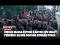 RIBUAN MASSA KEPUNG KANTOR KPU MALUKU UTARA