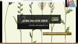 Local errors and Global errors