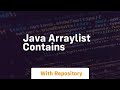java arraylist contains