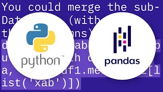 Python Pandas merge only certain columns