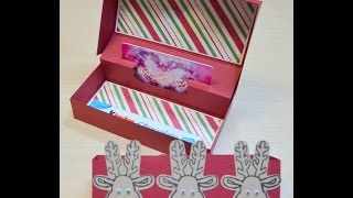 No.232 - Pop Up Gift Card Box - JanB UK Stampin' Up! Demonstrator Independent