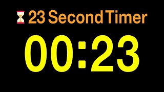 ⏱ 23 Second Timer / 🔊 Alarm / 👍 Simple Timer