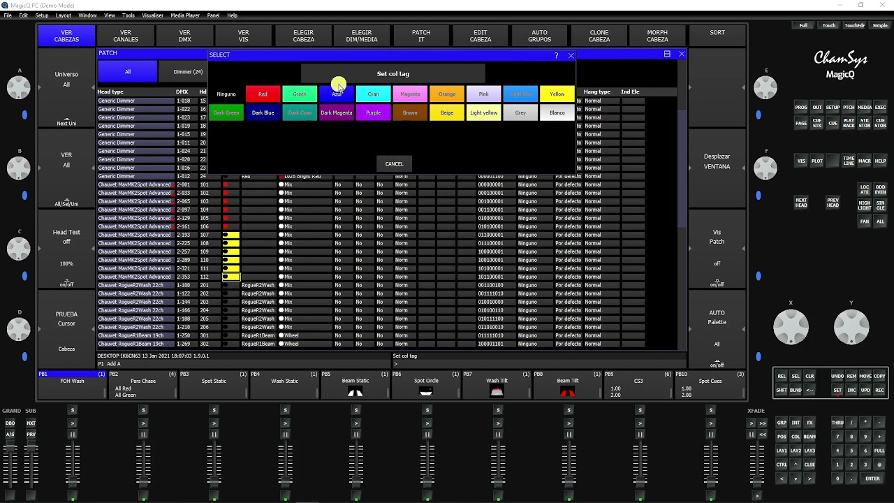 Tutoriales Basicos Magicq Auto Grupos Y Palettes Youtube