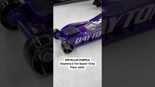 Metallic Purple Daytona 3 Ton Low-Profile Super-Duty Floor Jack | Harbor Freight #shorts