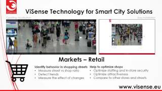 ViSense People Counting for Smart Cities