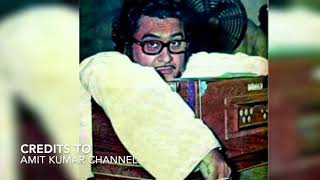 Kishore Kumar singing without music (Rare)