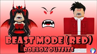 Beast Mode (Red) Roblox Outfits