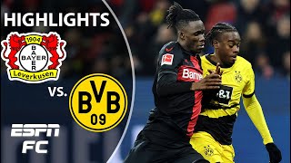 Bayer Leverkusen vs. Borussia Dortmund | Bundesliga Highlights | ESPN FC