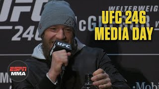Conor McGregor UFC 246 Media Day Press Conference | ESPN MMA
