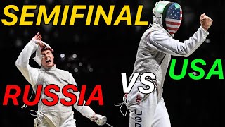 Tokyo 2021 [Semifinal] USA v Russia | Olympic Fencing | Men's Foil Team Highlights