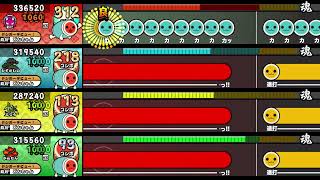 【OpenTaiko】Help me, さいたま2000!!【全難易度同時再生】