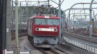 19D-90000　EH500-57　3086レ　赤羽駅通過