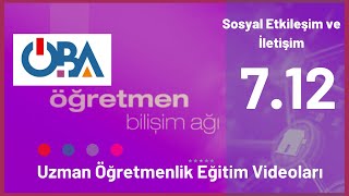 Eğitim Ortamlarında Ekolojik Sistem Yaklaşımı - IV 7.12 - ÖBA Uzman Öğretmenlik