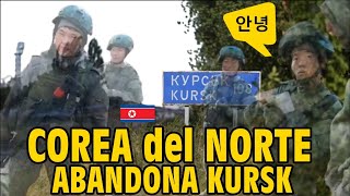 ¡Los SOLDADOS de COREA del NORTE han ABANDONADO KURSK!