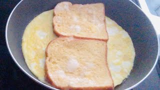 How to make French Toast Egg Omelette Sandwich// Yummy sandwich
