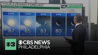 Nice Thursday night in Philadelphia region; tracking a slow moving system