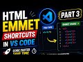 HTML Emmet Shortcuts Every Developer Should Know | VS Code🔥