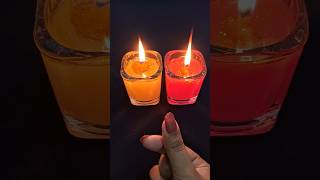 Diy Water Candles |😍🪔✨️Making Water Candles For Diwali Decor |😄#shorts #diwali #watercandle #decor