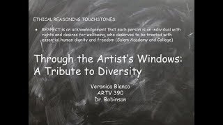 Through the Artist's Windows: A Tribute to Diversity