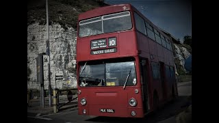 DMS FLEETLINE BUS, MLK 550L LOUD IN A TUNNEL!