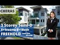 Cheras 45x100 Freehold 3storey Semi-D | Stacy Young 011-39931413