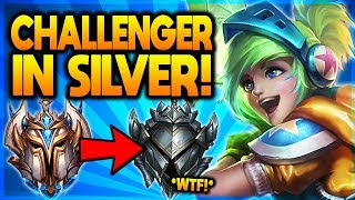 I TOOK MY RIVEN INTO SILVER ELO! CHALLENGER MAIN VS SILVER! - League of Legends