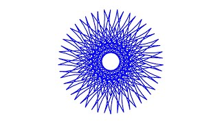 Simple Python Turtle Graphic and Code - E-Spirograph 8