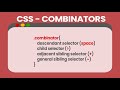 CSS Combinators Explained (Child, Sibling & Descendant Selectors) Lesson 19