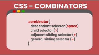 CSS Combinators Explained (Child, Sibling & Descendant Selectors) Lesson 19