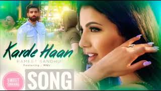 KARDE HAAN | | Rameet Sandhu | | MNV | | New Song Karde haan