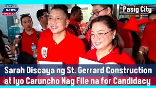 🔴Live: Sarah Discaya | Iyo Caruncho nag File ng Certificate for Candidacy | Pasig News Update