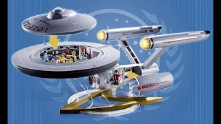 Playmobil Star Trek USS Enterprise NCC-1701 Build - under a minute!