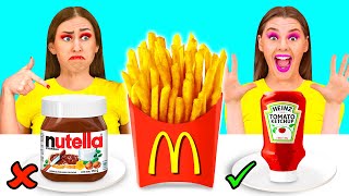 Choose The Right Sauce | Weird Food Combinations by BaRaDa Gold Challenge