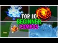 Top 10 Beginner Combos To Bounty Hunt With In Blox Fruits Update 23