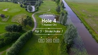 Golfpark Almkreek - Almkerk - Hole 4 in vogelvlucht