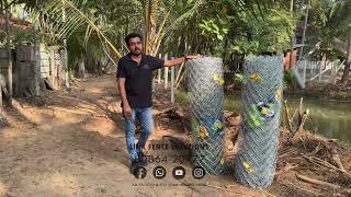 Site @ ഗുരുവായൂർ  , തൃശ്ശൂർ | Tata Wiron chain link fence with concrete post