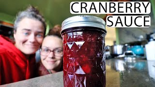 Canning Cranberry Sauce | Sisters | Fermented Homestead