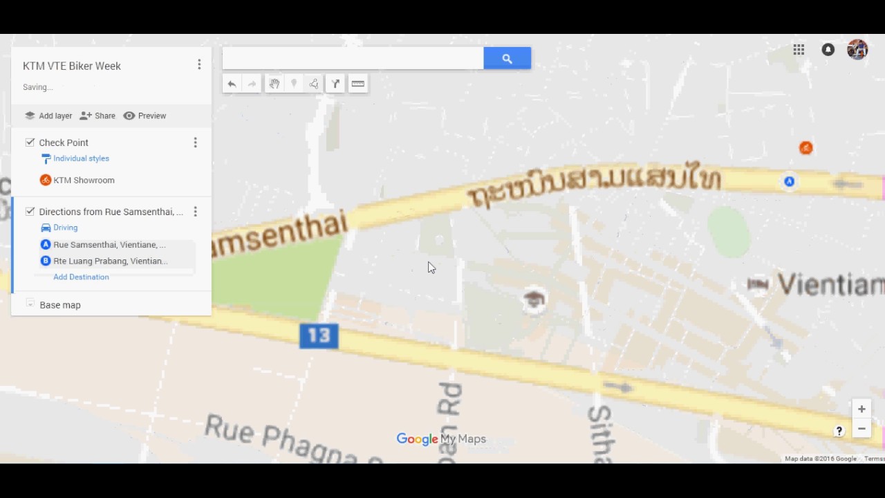 How To Drawing Route On Google Map Youtube