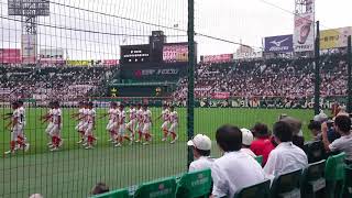 20170808 全国高校野球選手権大会 彦根東高校 入場