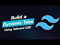 📚 Build Dynamic Tabs UI Component with Tailwind CSS! 🔥