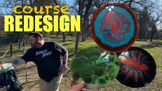 Redesigning a Disc Golf Course! Safari Layout w/ Lat 64 Fury, DD Captain, \u0026 Discmania Eternal Void