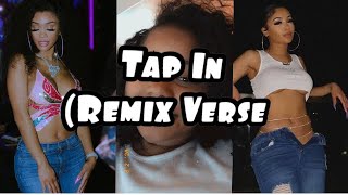 Tap In (Saweetie Remix verse) #saweetie #tapin #female rapper (lyrics) #short