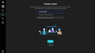 Creating a Webex Team and Space