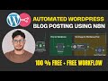 Automate Your WordPress Blog with n8n + Google Sheets (FREE Workflow!)