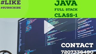 Java Fullstack class -1 June 6th 2020