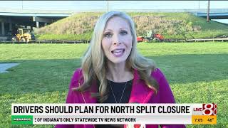 Drivers to seek alternate routes with North Split set to close for 18 months