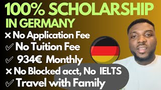 FULLY FUNDED SCHOLARSHIP IN GERMANY  For ANY COURSE  + PRACTICAL APPLICATION GUIDE | Financial aid