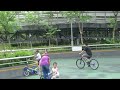 130818 開始熟習@九龍灣自行車公園 kid bycycling